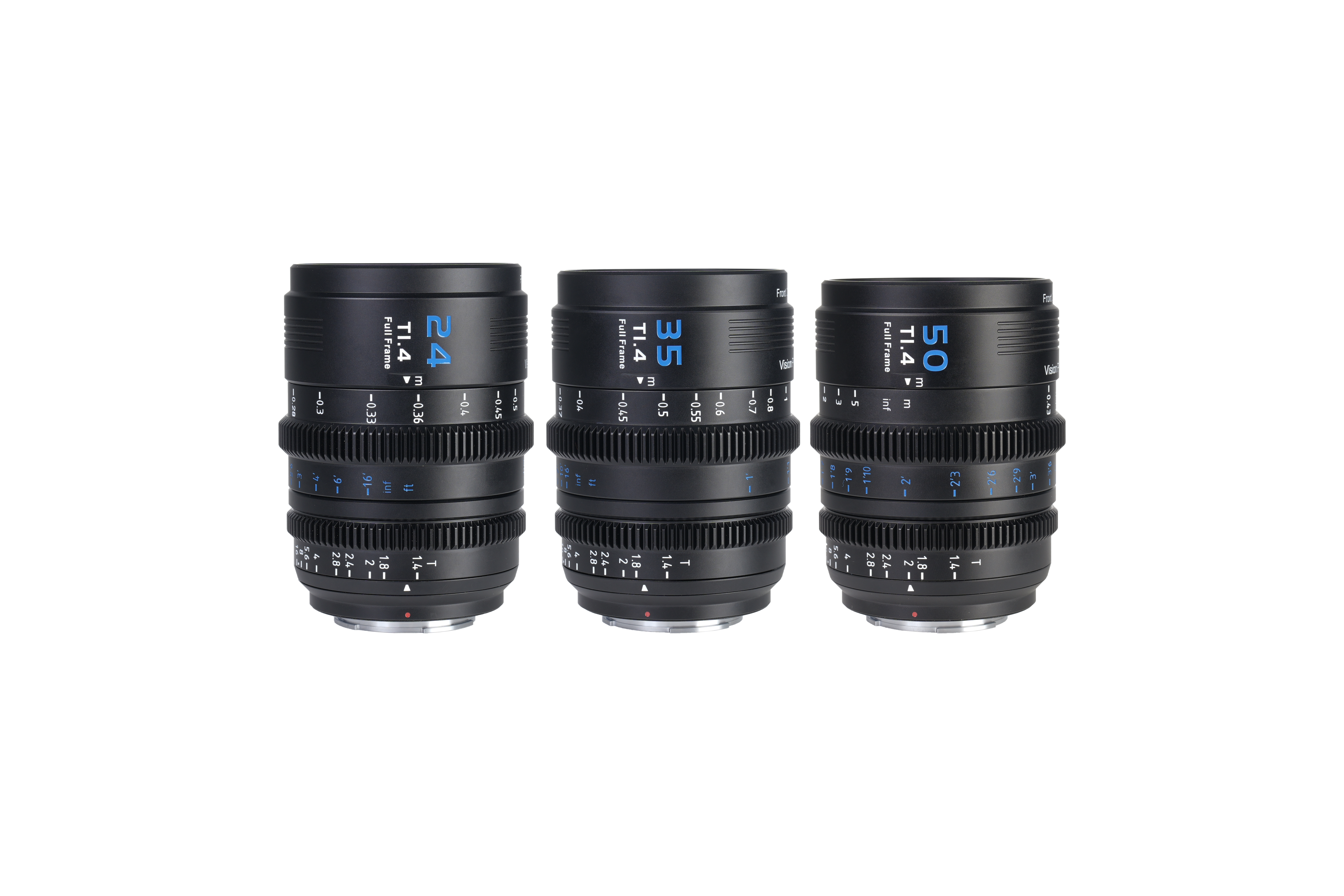 SIRUI VISION PRIME T1.4 Full-frame Cine Lens 24mm&35mm&50mm Schwarz