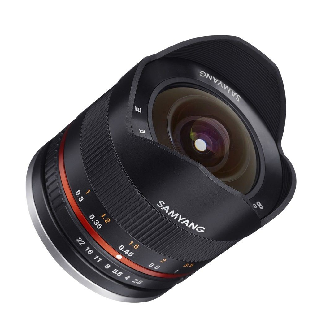 Samyang MF 8mm 1:2,8 Fisheye II APS-C für Sony E schwarz