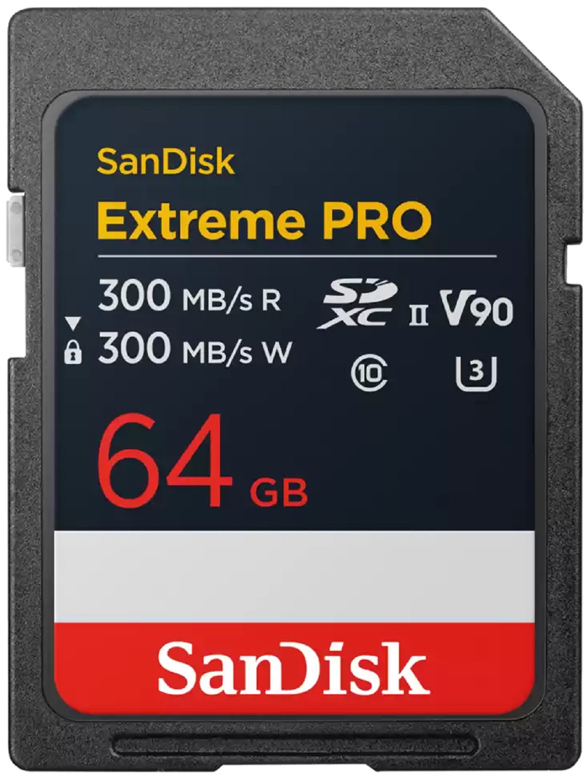 SanDisk Extreme Pro SDXC 64GB UHS-II V90 300/300 MB/s