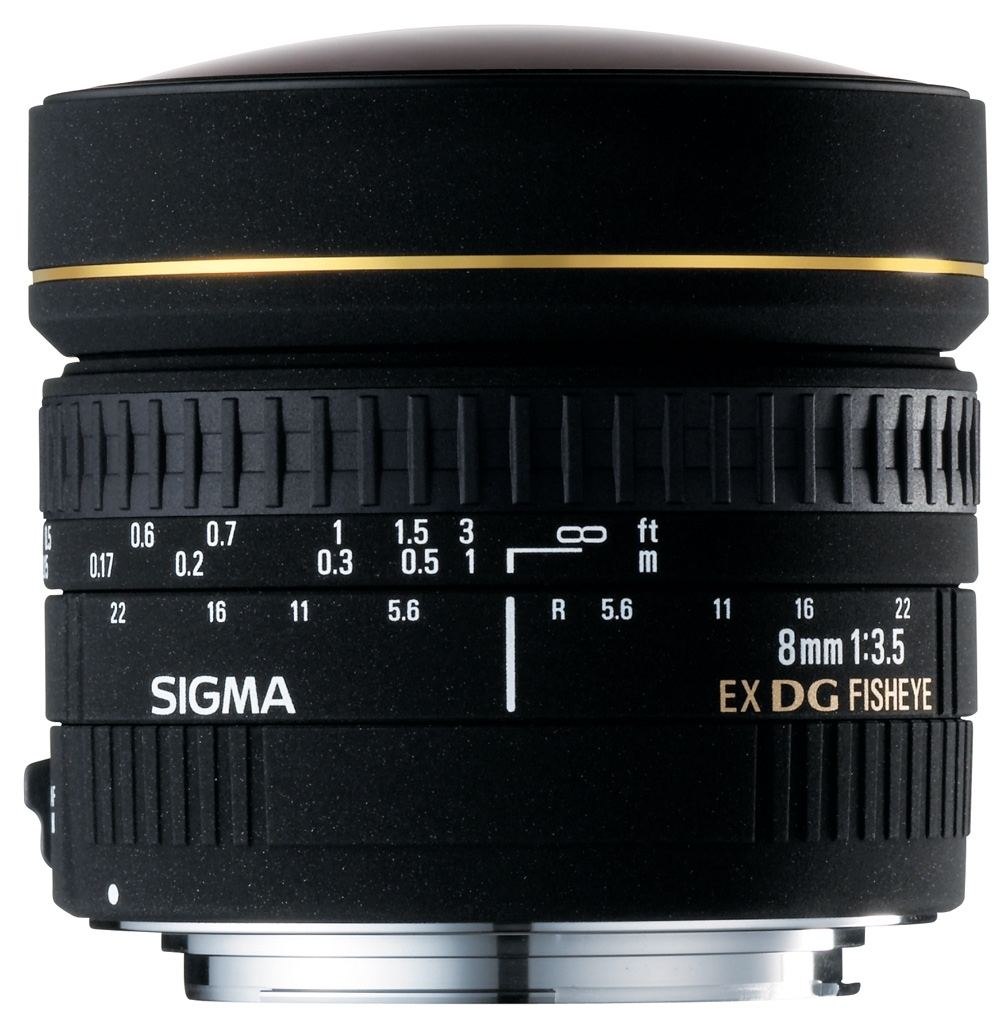 Sigma 8mm EX 1:3,5 DG Zirkular-Fisheye für Nikon