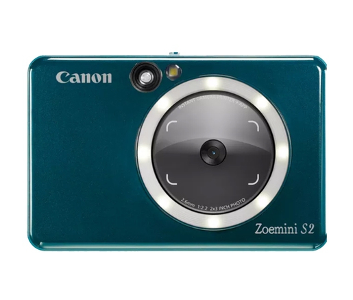 Canon Zoemini S2 aquamarin Sofortbildkamera mit Mini-Fotodrucker