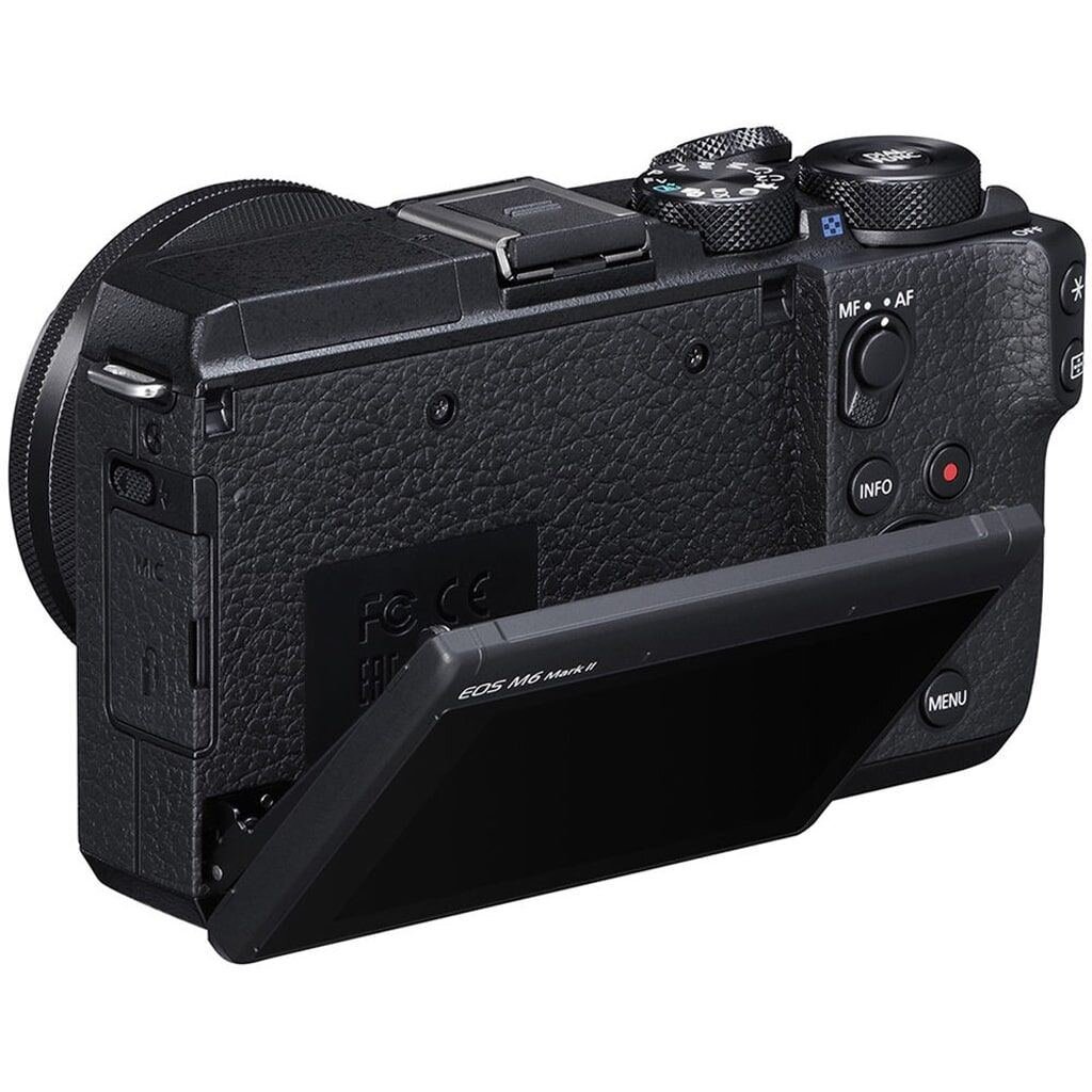 Canon EOS M6 II schwarz inkl. 15-45mm 1:3,5-5,6 IS STM
