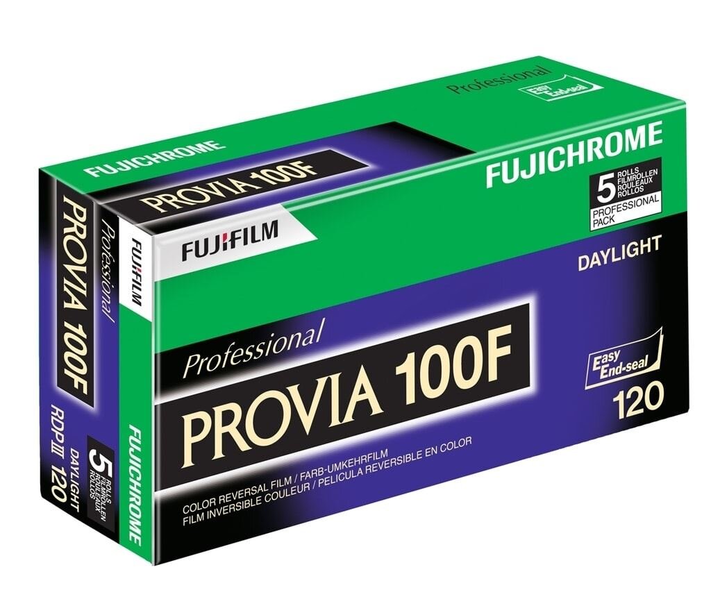 Fujifilm Provia 100F 120 5er Pack Dia-Rollfilm