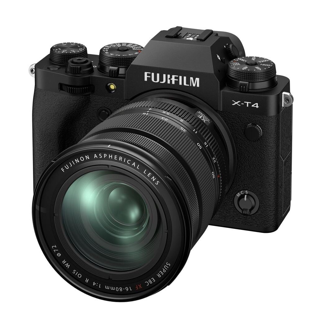 Fujifilm X-T4 schwarz inkl. XF 16-80mm 1:4 R OIS WR