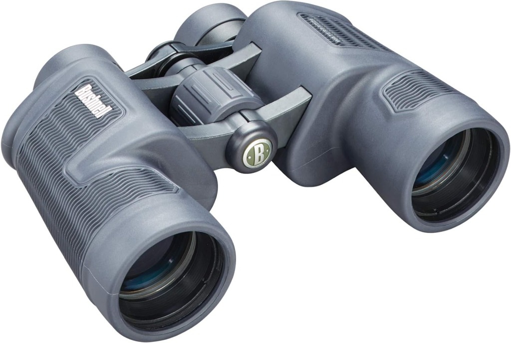 BUSHNELL H2O 10x42mm schwarz, Porro-Prisma, WP/FP, aufklappbare Augenmuscheln