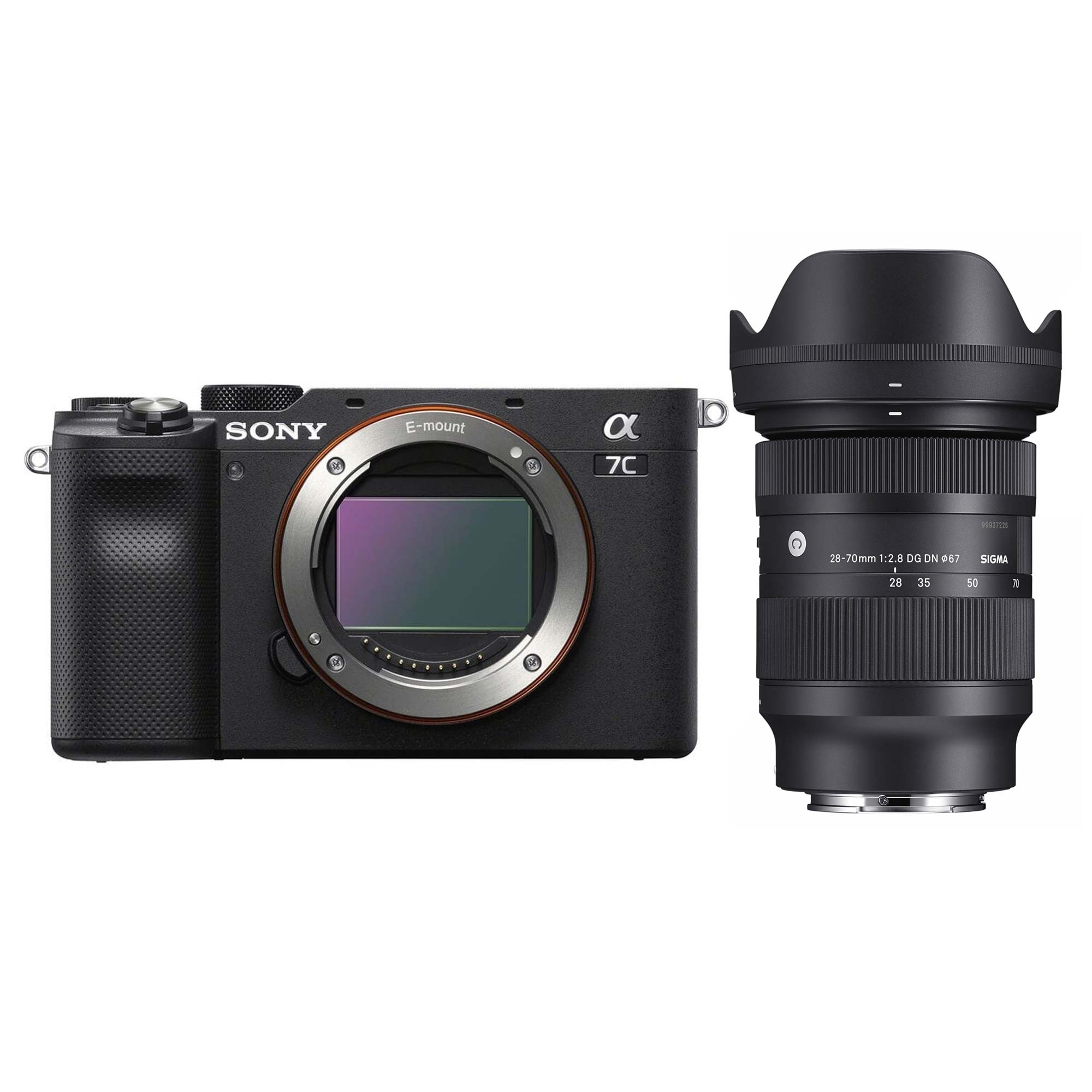 Sony Alpha 7C (ILCE7CB) schwarz + Sigma 28-70mm f2,8 DG DN Contemporary