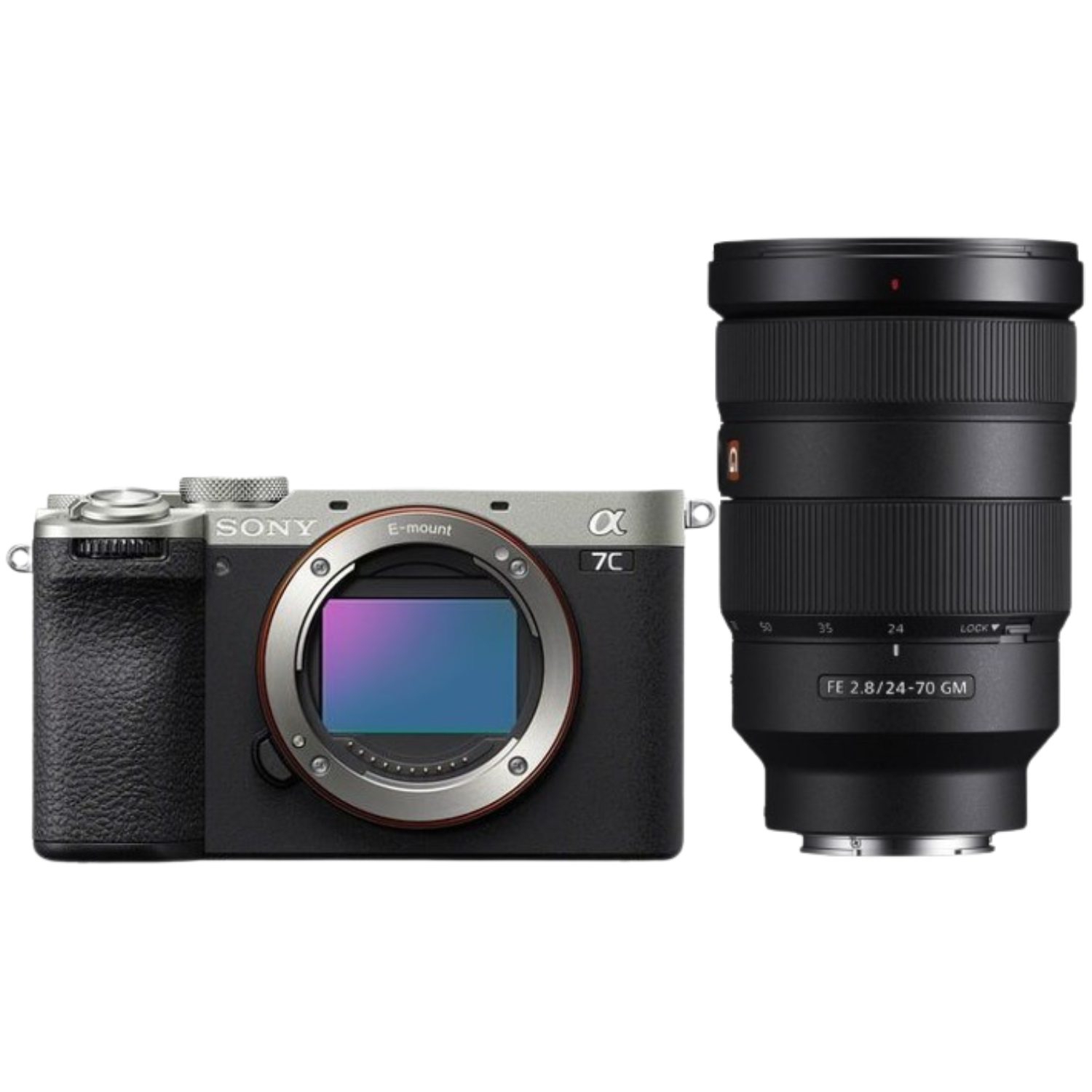 Sony Alpha 7C II (ILCE7CM2S) silber + Sony SEL FE 24-70mm 1:2,8 GM (SEL2470GM) E-Mount