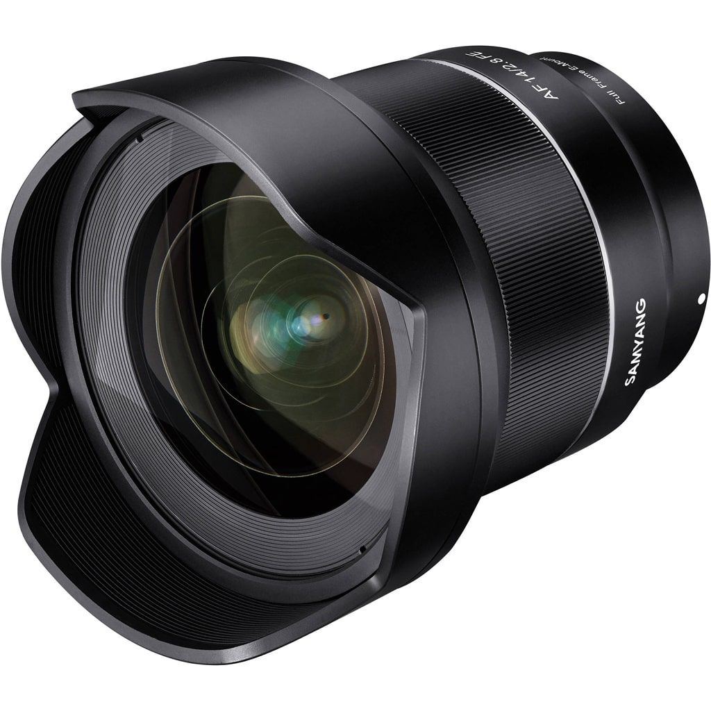 Samyang AF 14mm 1:2,8 + Lens Station für Sony FE