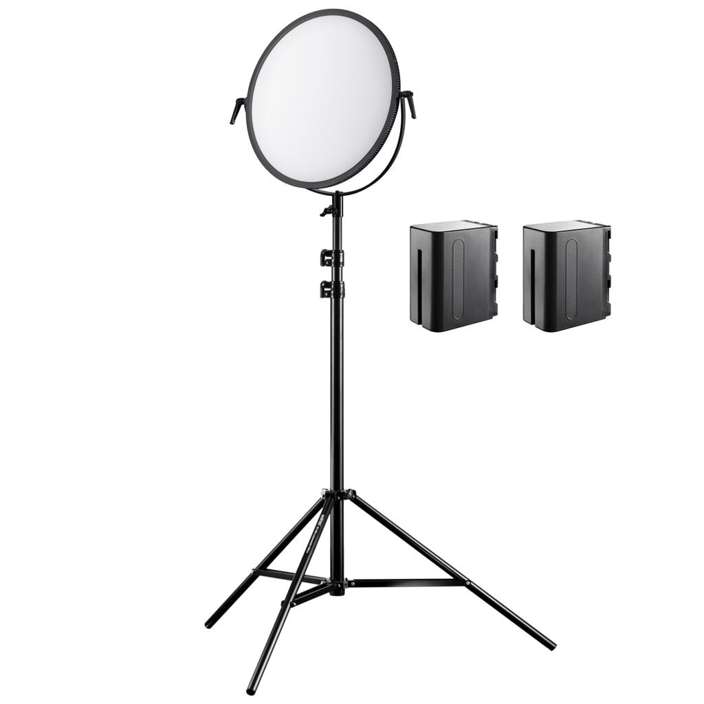 Walimex Pro Soft LED 700 Round Bi Color Set 2