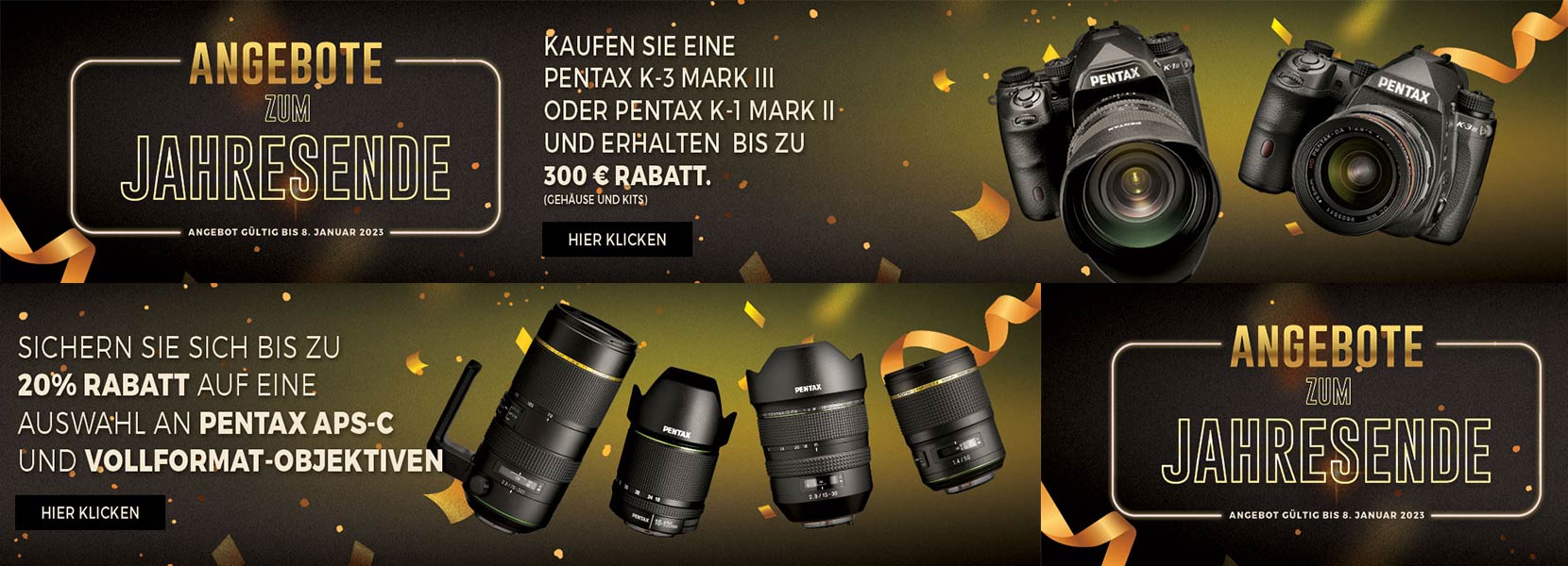 PENTAX SOFORTRABATT WINTERAKTION: 16.11.2022 - 08.01.2023