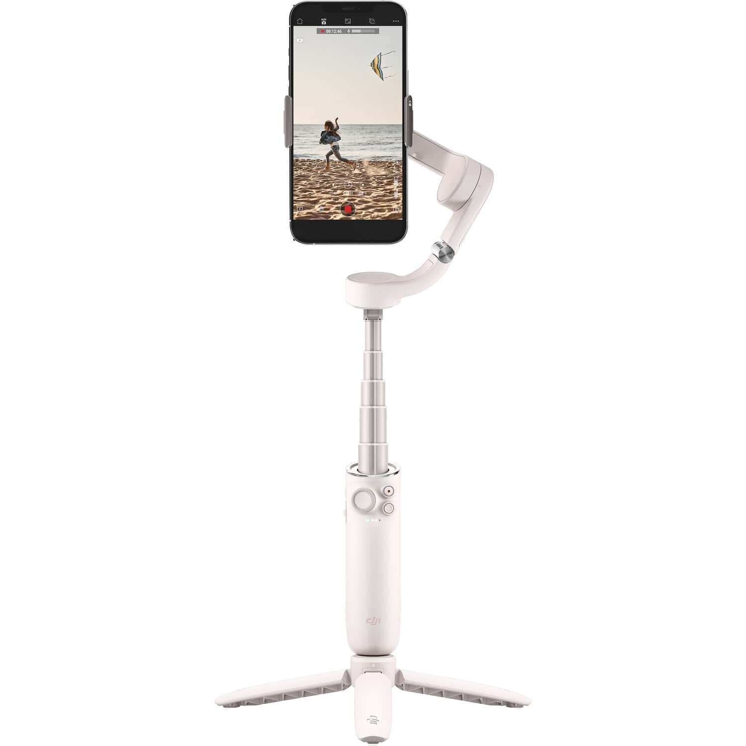 DJI OM 5 Osmo Mobile - Stabilisator, 3-Achsen-Gimbal für Smartphone sunset white