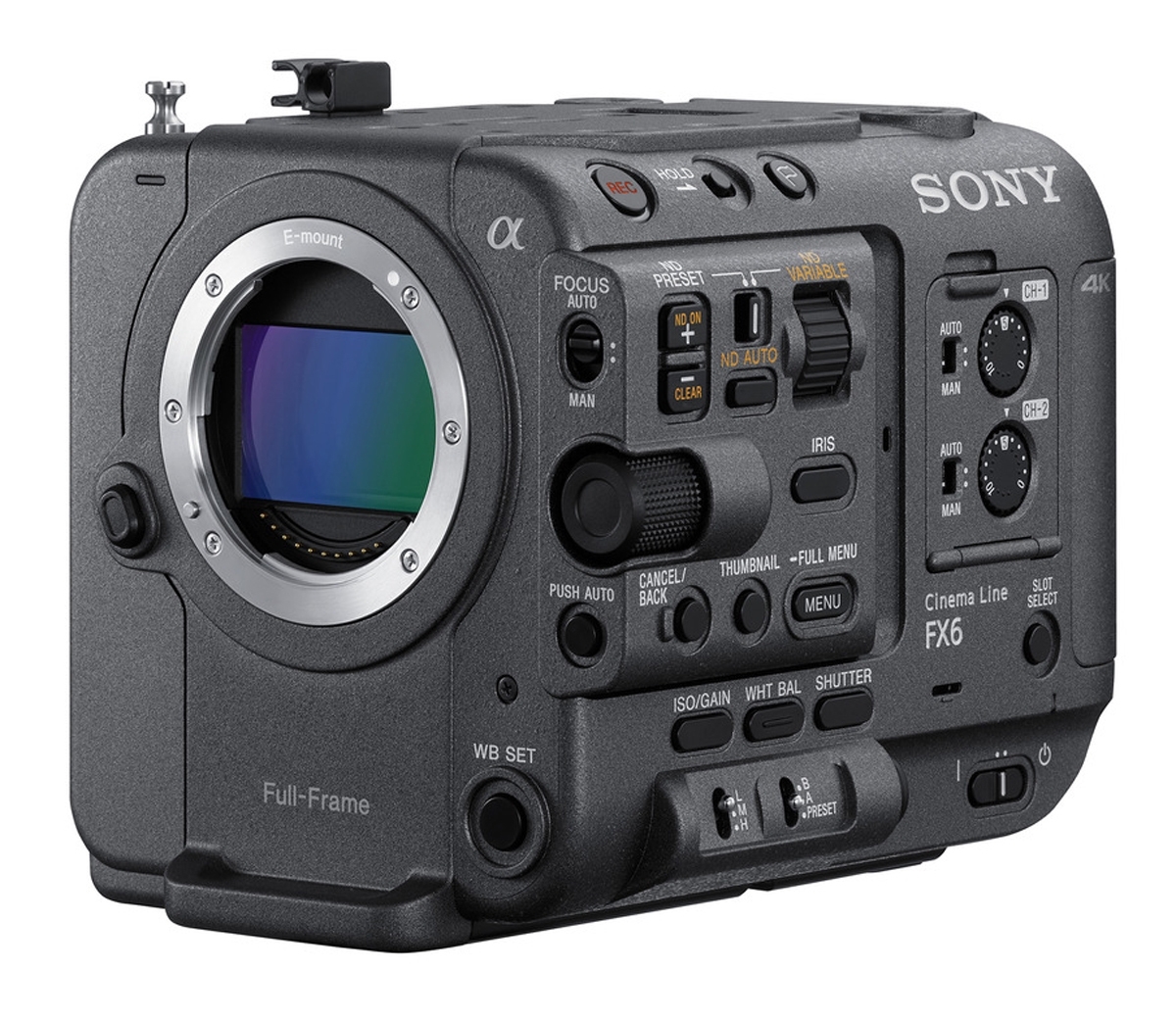 Sony ILME-FX6V Camcorder Body mit E-Mount System