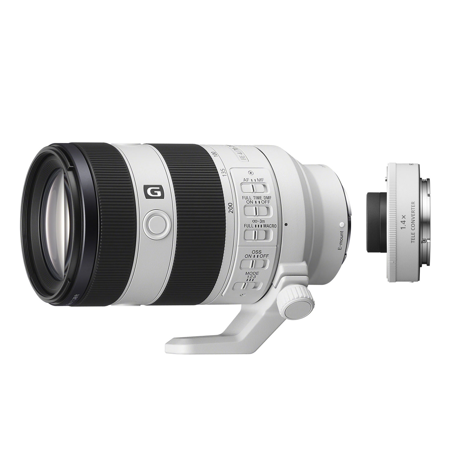 Sony SEL FE 70-200mm 1:4 G OSS II (SEL70200G2) + Sony SEL 14 TC 1,4x Telekonverter