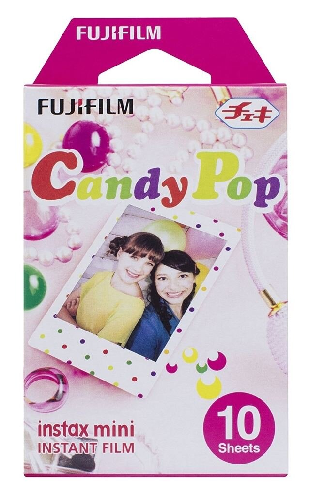 Fujifilm Instax Mini Sofortbildfilm Color Candy Pop für 10 Aufnahmen