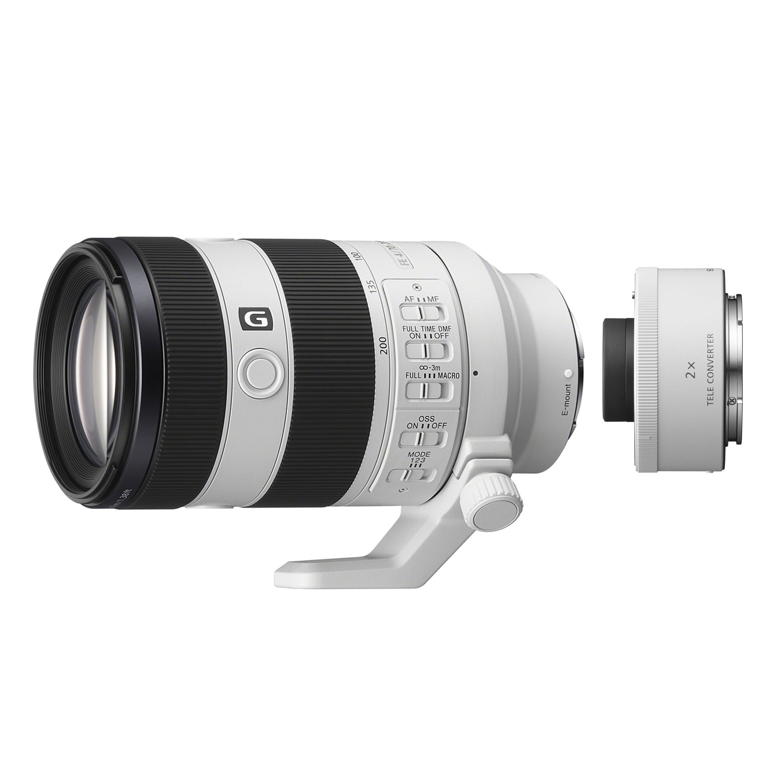 Sony SEL FE 70-200mm 1:4 G OSS II (SEL70200G2) + Sony SEL 20 TC 2,0x Telekonverter