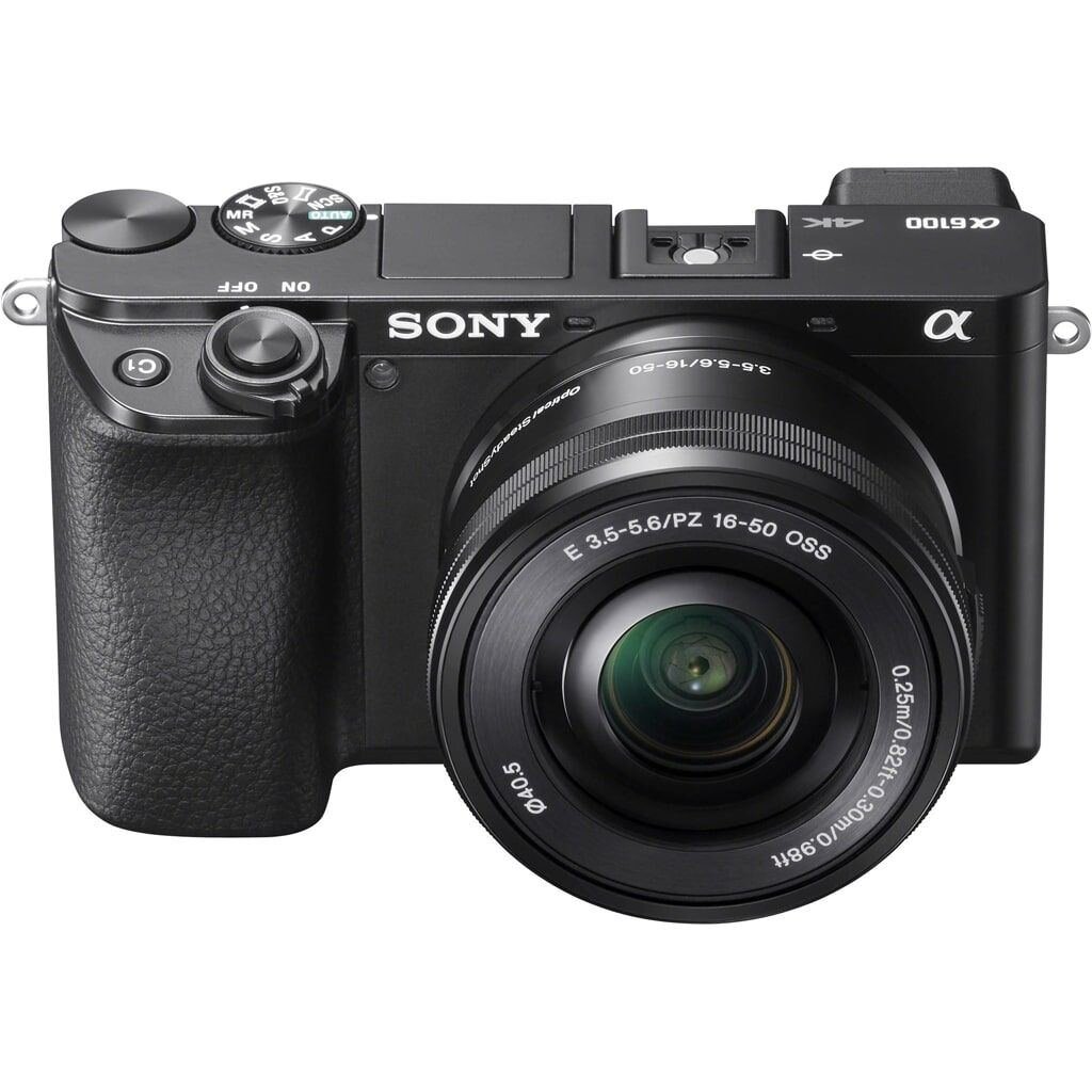 Sony Alpha 6100 schwarz + 16-50mm 1:3,5-5,6 E PZ OSS