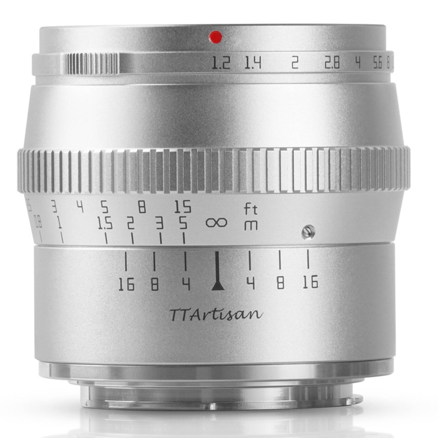 TTArtisan 50mm 1:1,2 für Nikon Z silber