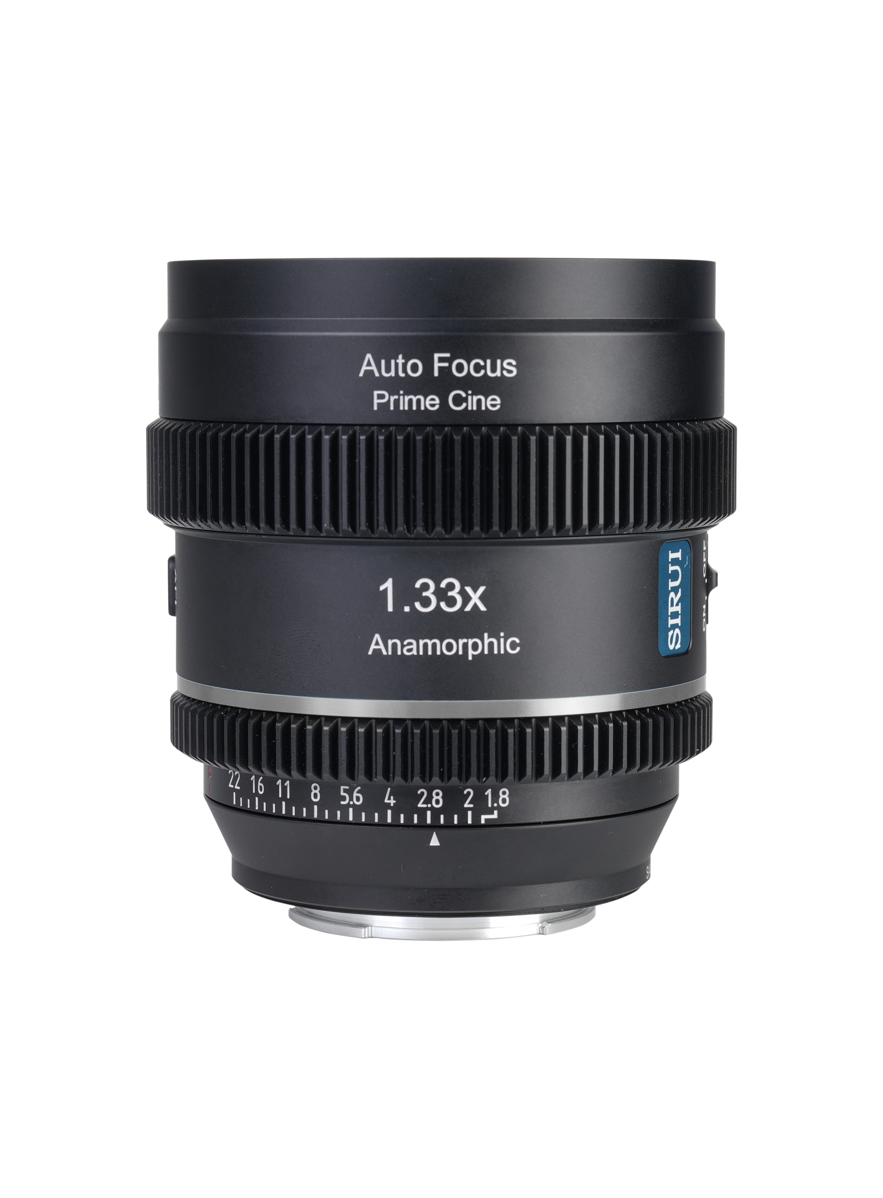 SIRUI AF 20mm T1.8 1.33X S35 anamorphes Objektiv (E-Mount, Neutral Flare)