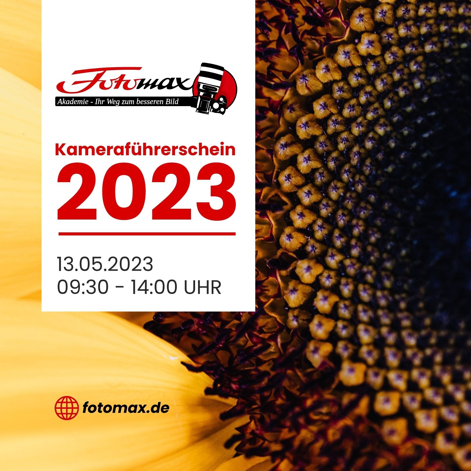 Kameraführerschein 2023 | 13.05.2023 | 09:30 - 14:00 Uhr