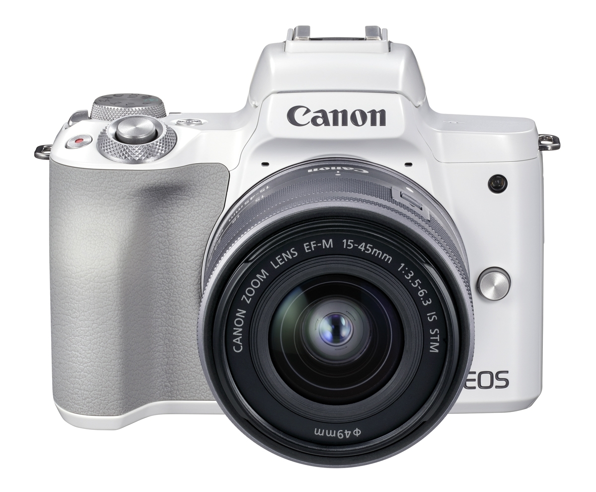 Canon EOS M50 II weiß + EF-M 15-45 mm IS STM