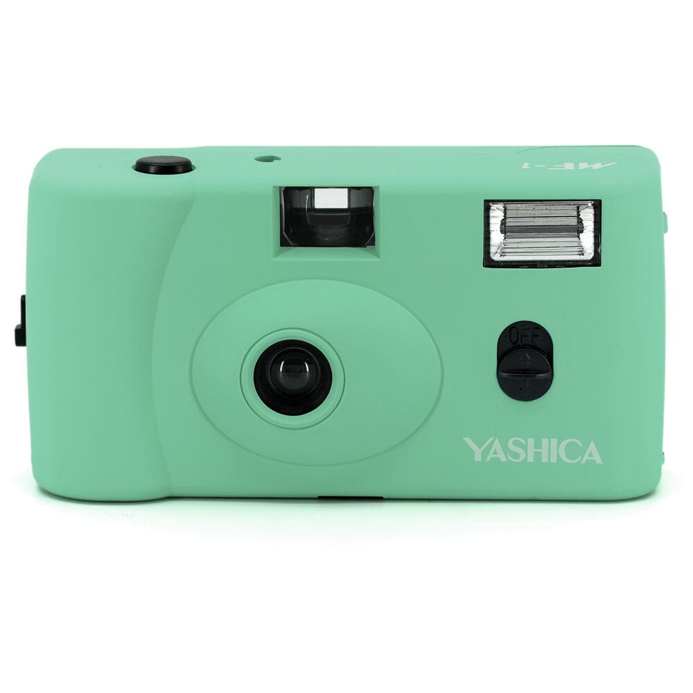 Yashica MF-1 türkis inkl. 200 ASA Film