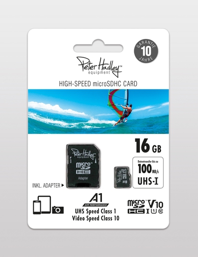 Peter Hadley SDHC Speicherkarte 16GB 100MB/s UHS-I V10