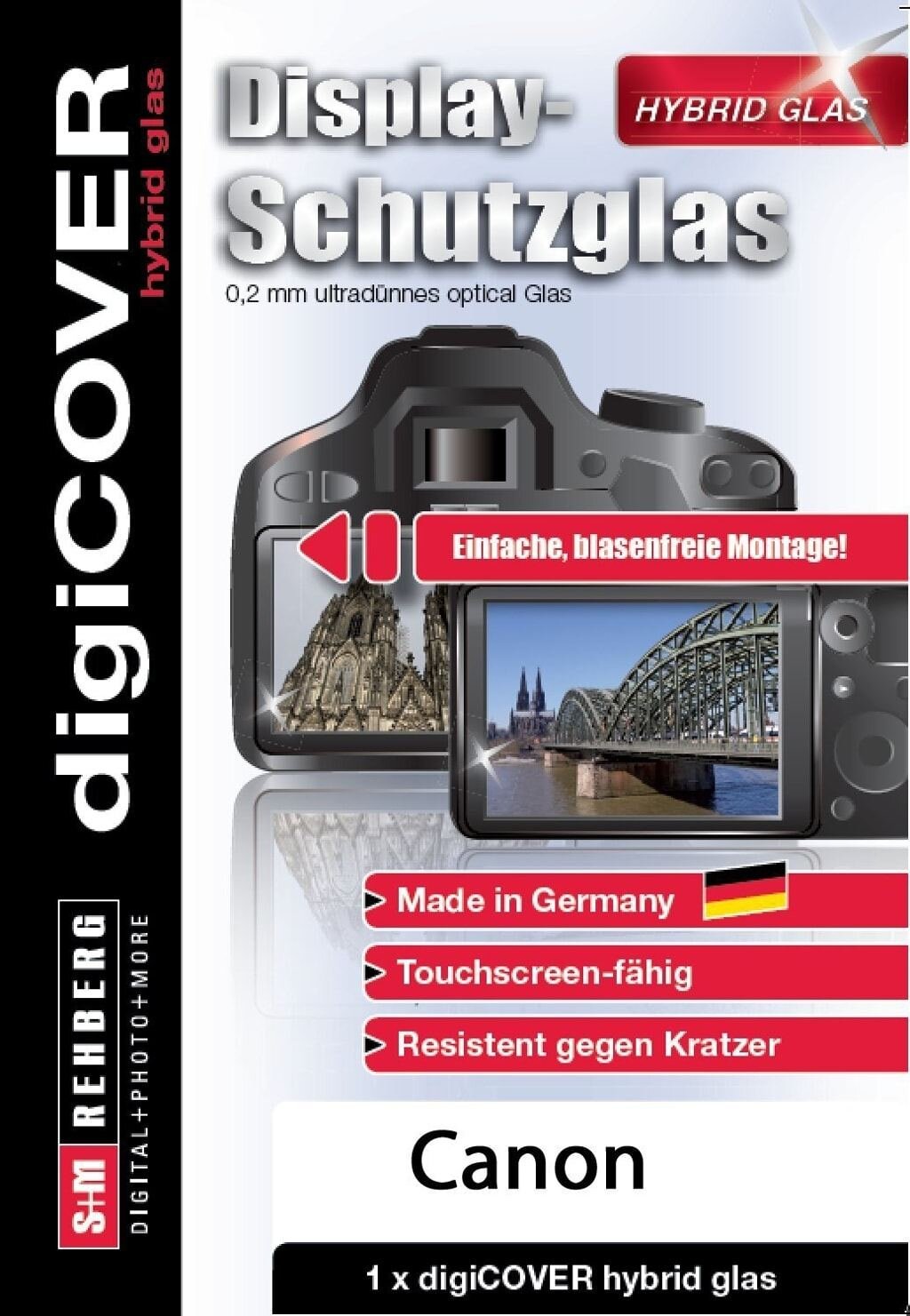 digiCOVER Display Schutzglas f. Canon G7X/G7X Mark II