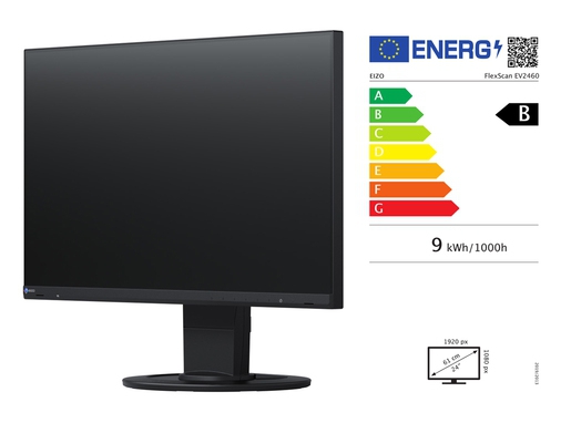 EIZO EV2460-BK FlexScan 60,45cm (23,8") Office-Monitor schwarz