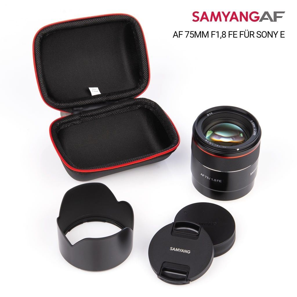 Samyang AF 75mm 1:1,8 FE für Sony E