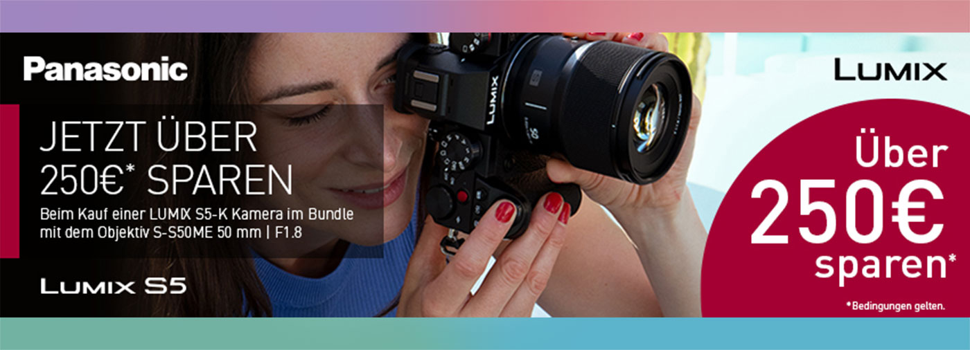 PANASONIC LUMIX S5 AKTION - ALLROUND BUNDLES: 16.8.2021 - 30.9.2021 LUMIX S5 Allround Set - Aktion