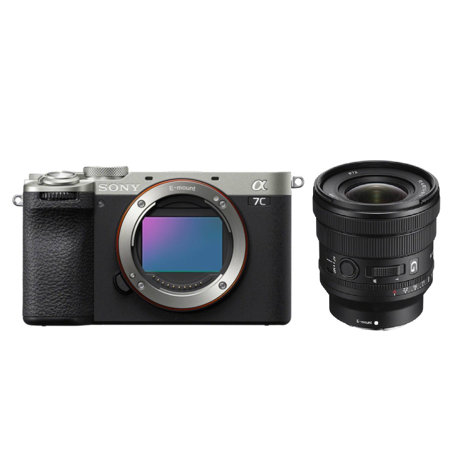Sony Alpha 7C II (ILCE7CM2S) silber + PZ 16-35mm 1:4 (SELP1635G)