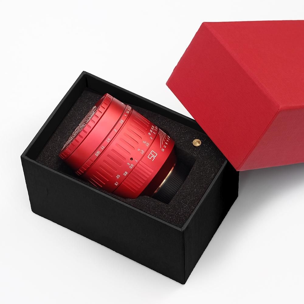 TTArtisan M 50mm 1:0,95 für Leica M Red OX 2021 Special Edition