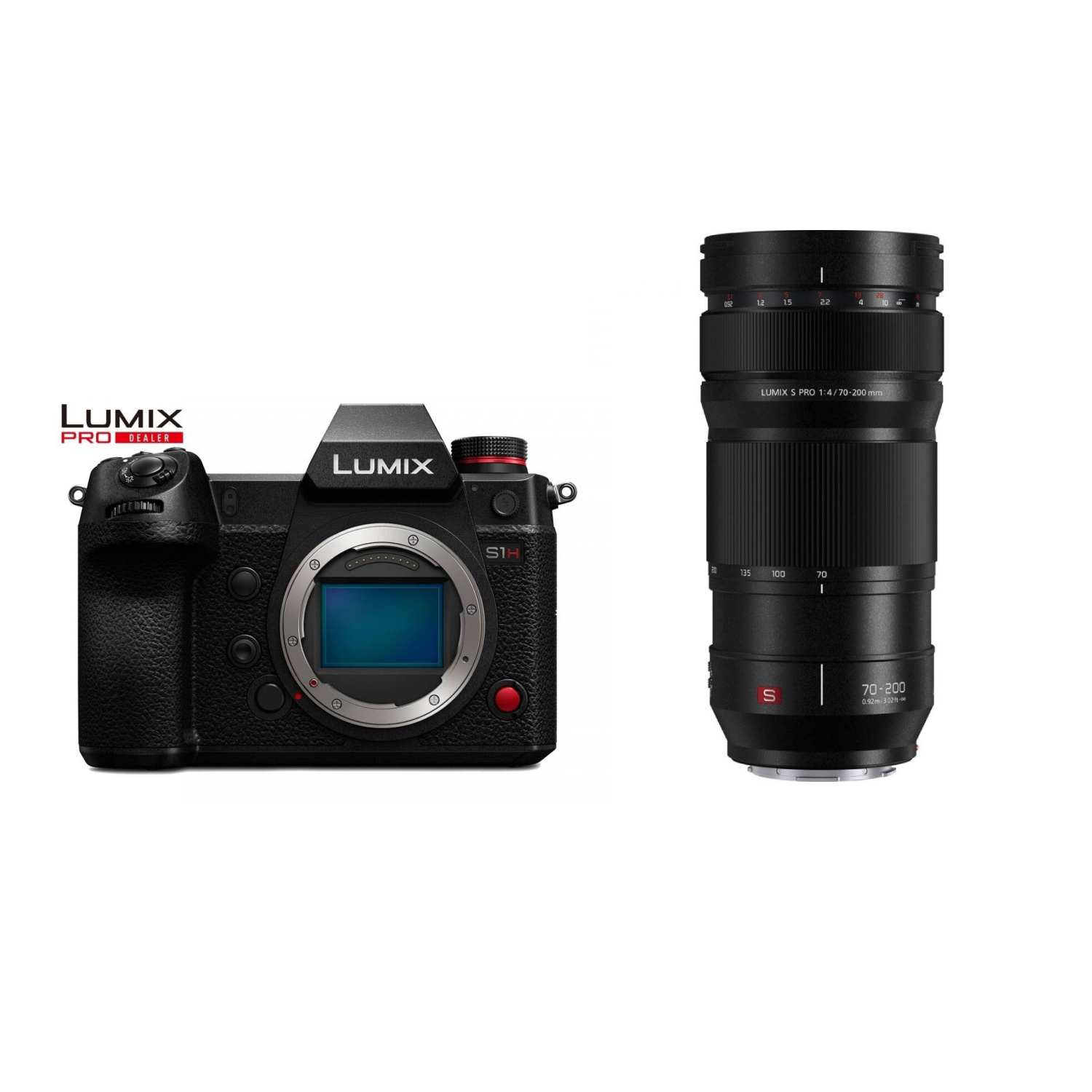 Panasonic LUMIX DC-S1H + LUMIX S PRO 70-200mm 1:4 OIS (S-R70200E)