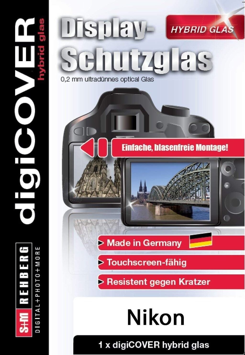 digiCOVER Display Schutzglas f. Nikon Z6/Z7