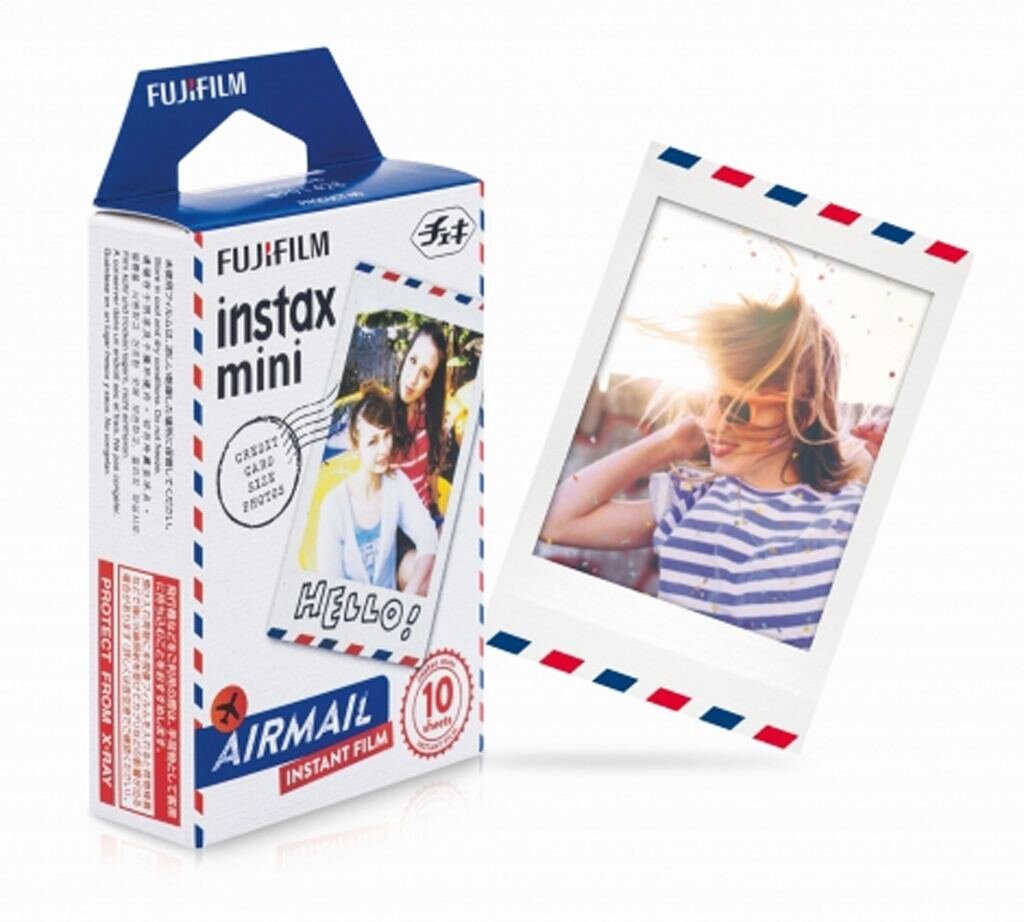 Fujifilm Instax Mini Sofortbildfilm Airmail für 10 Aufnahmen