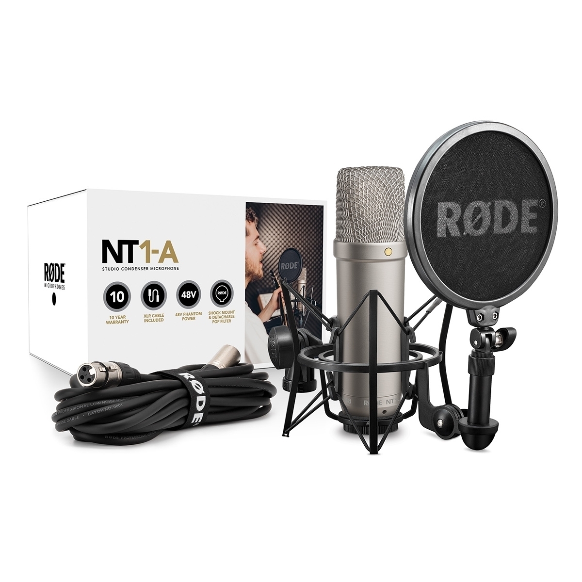 Rode NT1-A Complete Vocal Recording Sol. Kondensatormikrofon-Komplettset