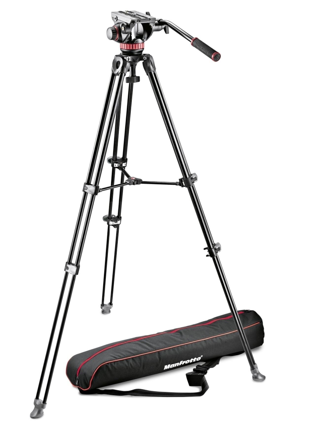 Manfrotto Stativ Video Set MVH500A + MVT502AM + Tasche