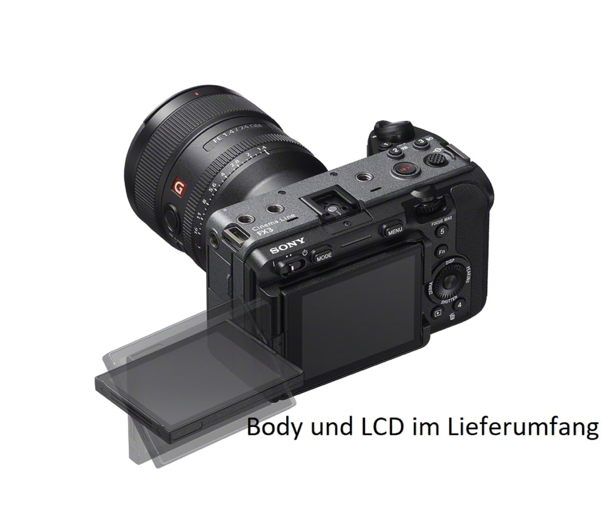 Sony Alpha ILME-FX3 Gehäuse - Vollformat Cinema Line Kamera