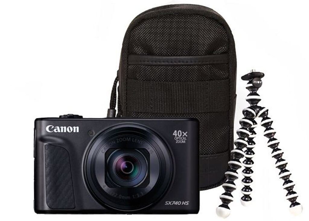 Canon PowerShot SX740 HS Travel Kit schwarz