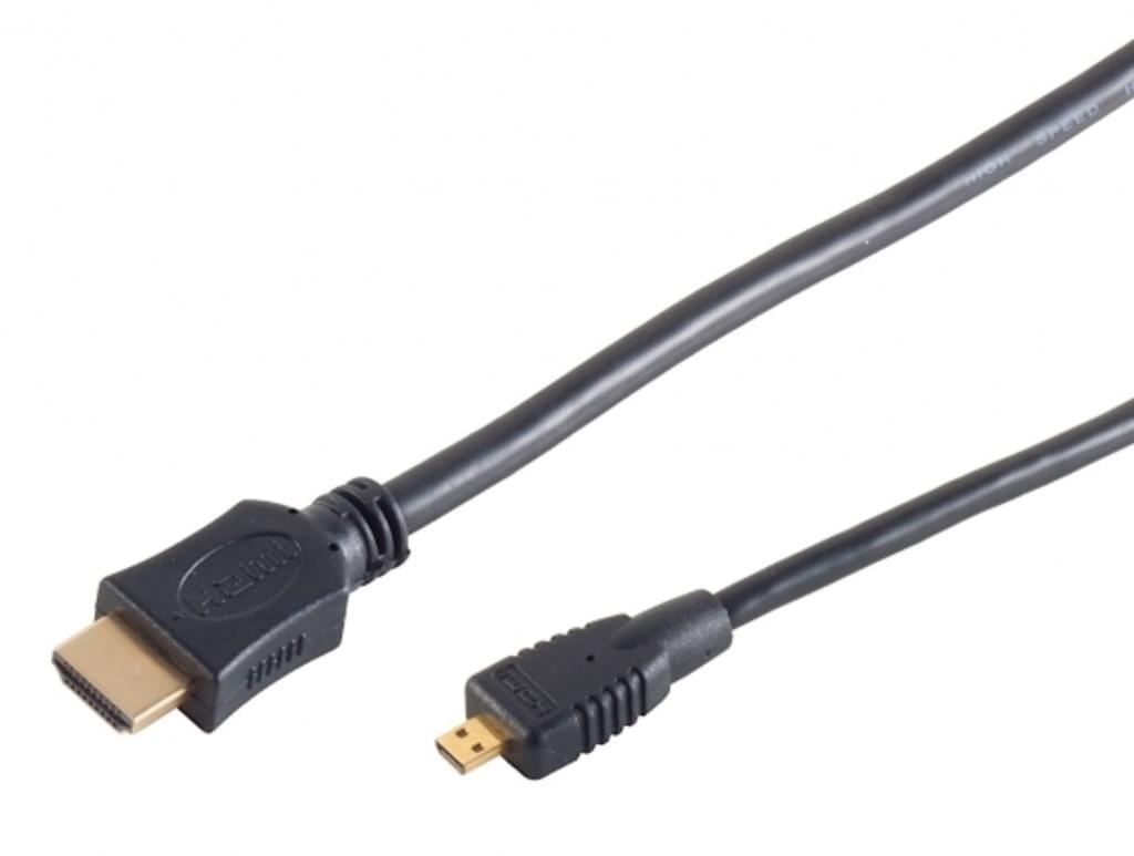 HDMI Kabel Micro D - vergoldet, Länge 2m
