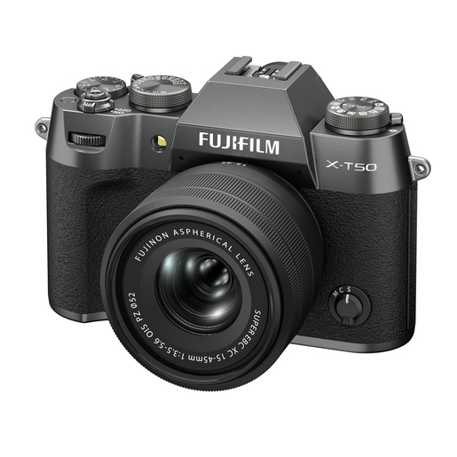 Fujifilm X-T50 schwarz + XC 15-45mm 1:3,5-5,6 OIS PZ + XF 23mm 1:2 R WR