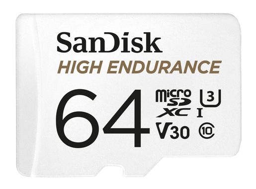 SanDisk micro SDXC High Endurance  64GB 100MB/s + Adapter