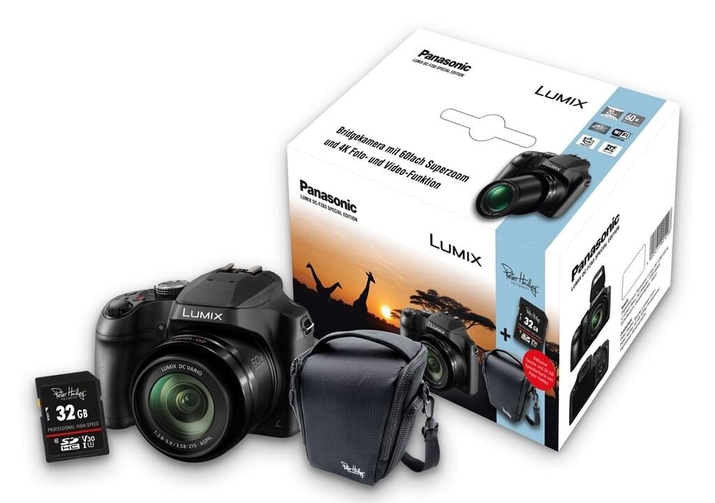 Panasonic LUMIX DC-FZ83 Special Edition inkl. 64GB SDHC Speicherkarte und Tasche