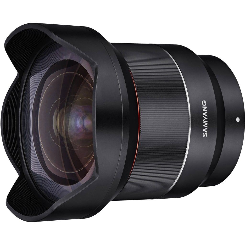 Samyang AF 14mm 1:2,8 + Lens Station für Sony FE