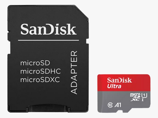 SanDisk micro SDXC Ultra 128GB A1 Class10 UHS-I 140MB/s + Adapter