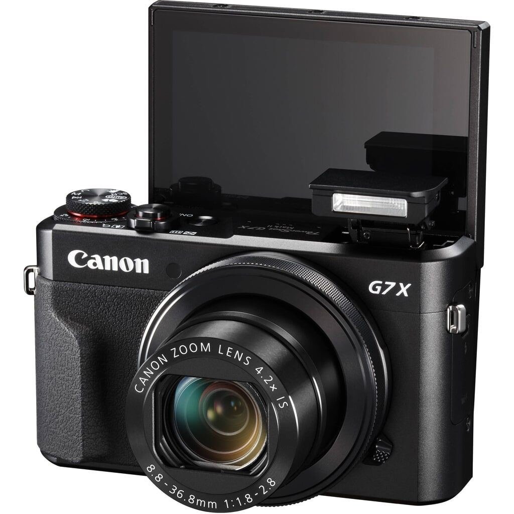 Canon PowerShot G7X Mark II Premium Kit inkl. DCC-1880 Tasche und 8GB SD Speicherkarte