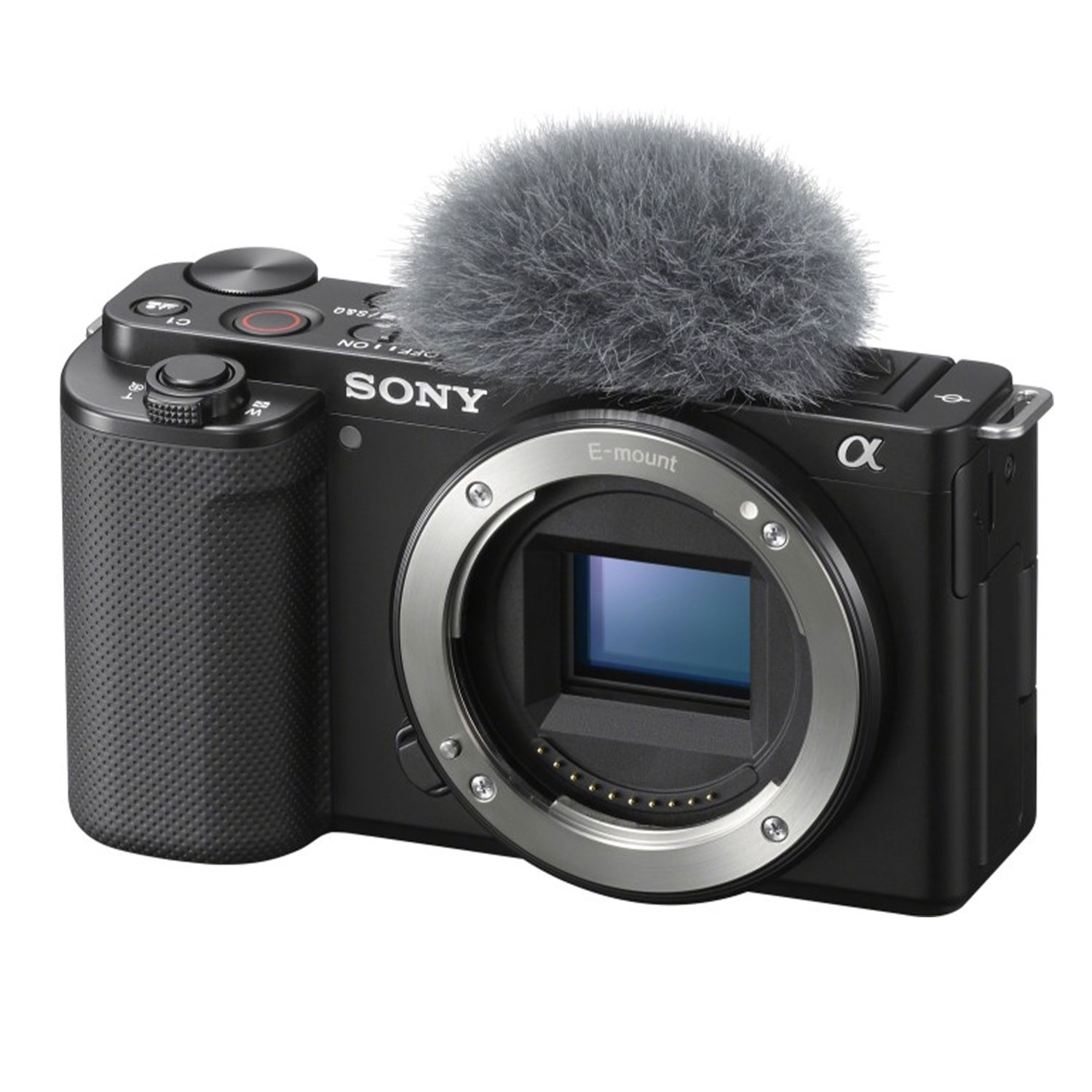 Sony Alpha ZV-E10 Body schwarz + Sony GP-VPT2BT Handgriff + Sony ECM-W2BT Mikrofon