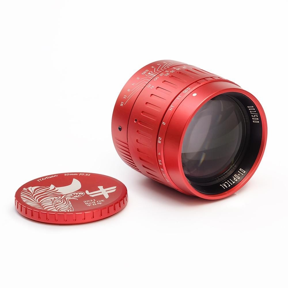 TTArtisan M 50mm 1:0,95 für Leica M Red OX 2021 Special Edition