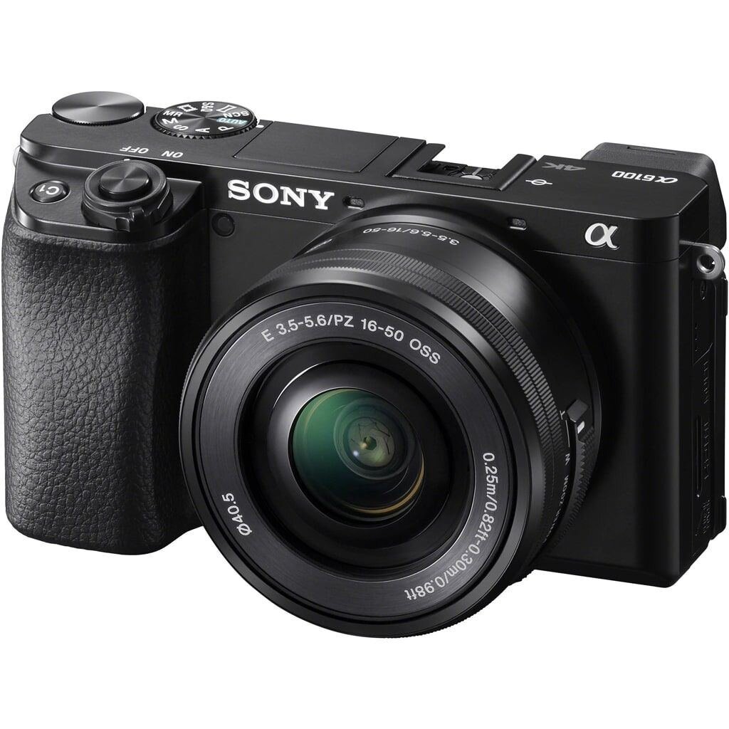 Sony alpha 6100 schwarz inkl. 16-50mm 1:3,5-5,6 E PZ OSS
