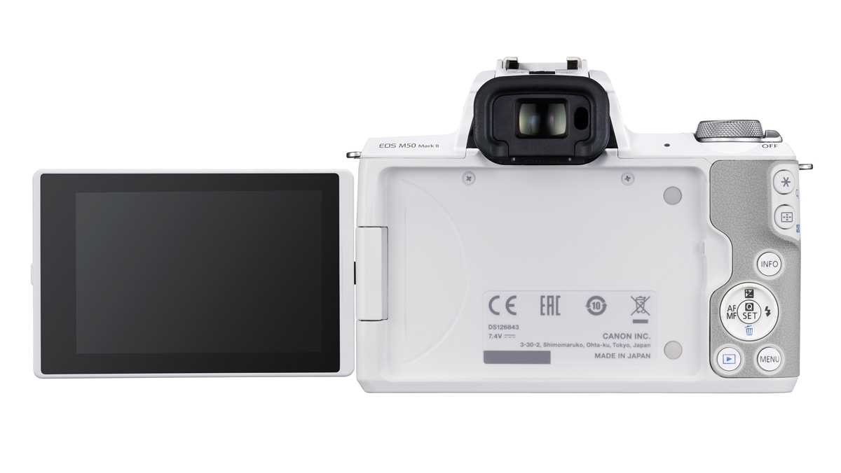 Canon EOS M50 II weiß + EF-M 15-45 mm IS STM